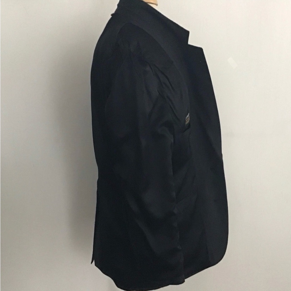 HART SCHAFFNER MARX Vintage Charcoal Gray Pinstripe Wool Suit Coat 42 Reg. EUC - Picture 9 of 14